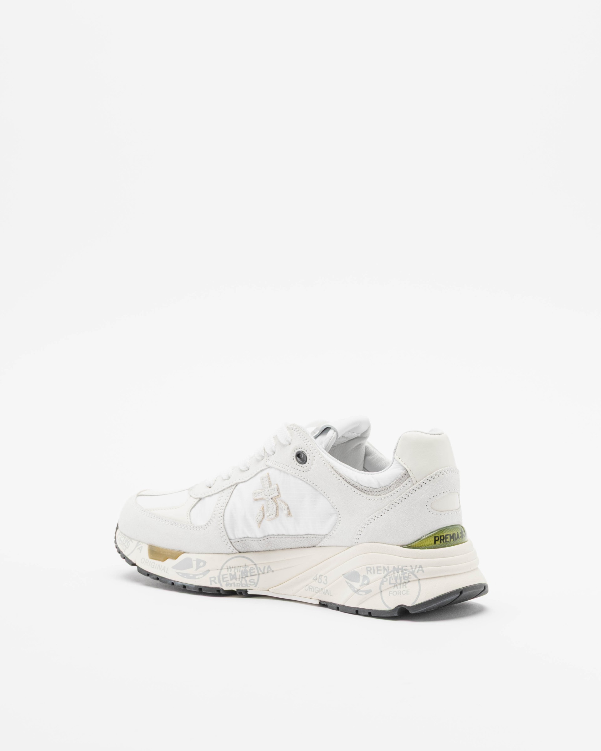 Baskettes blanches Premiata