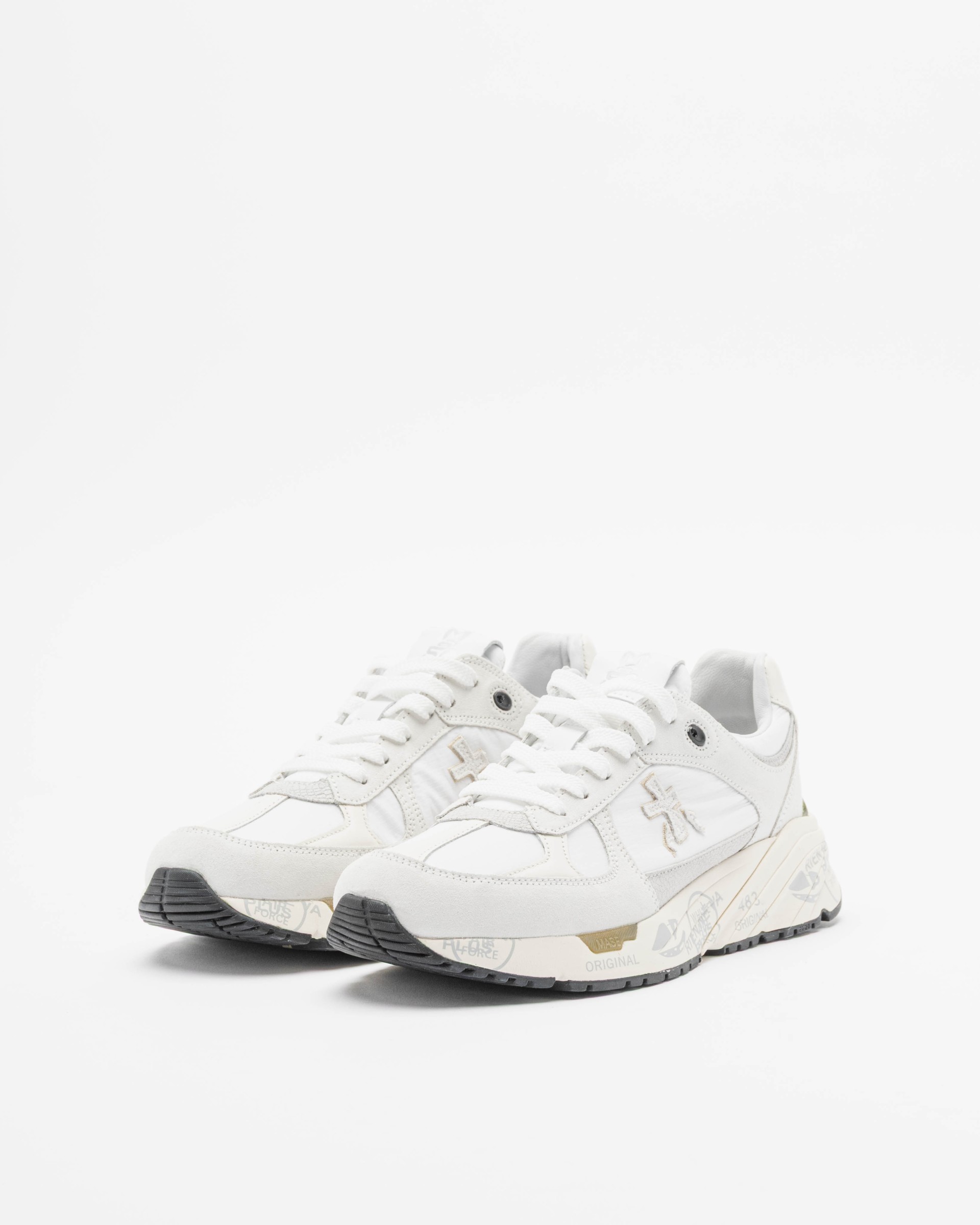 Baskettes blanches Premiata