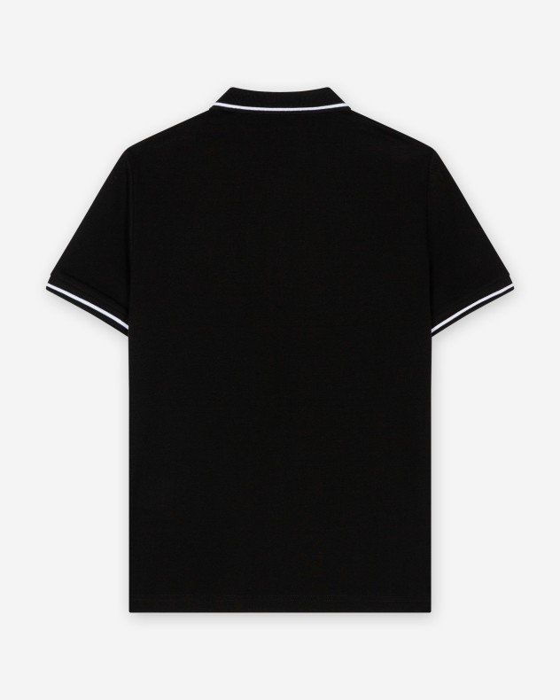 Polo em algodão piquet Versace Jeans Couture