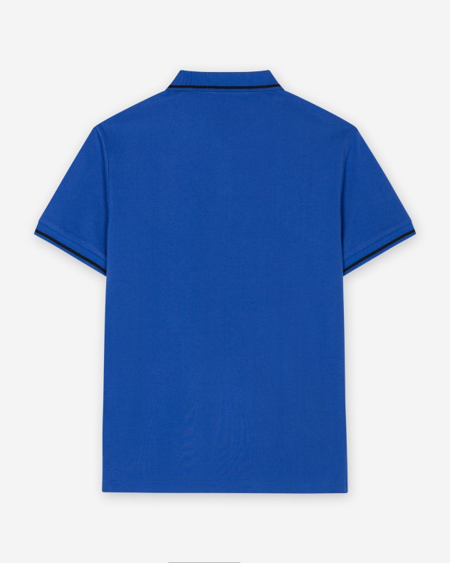 Polo em algodão piquet Versace Jeans Couture