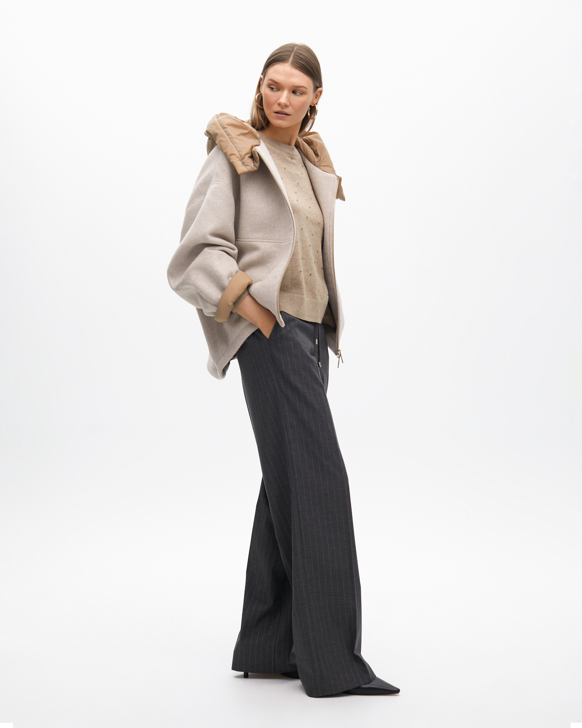 Giacca con cappuccio Maite by Lola