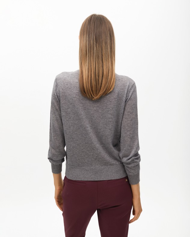 Cappotto lavorato a maglia Maite by Lola