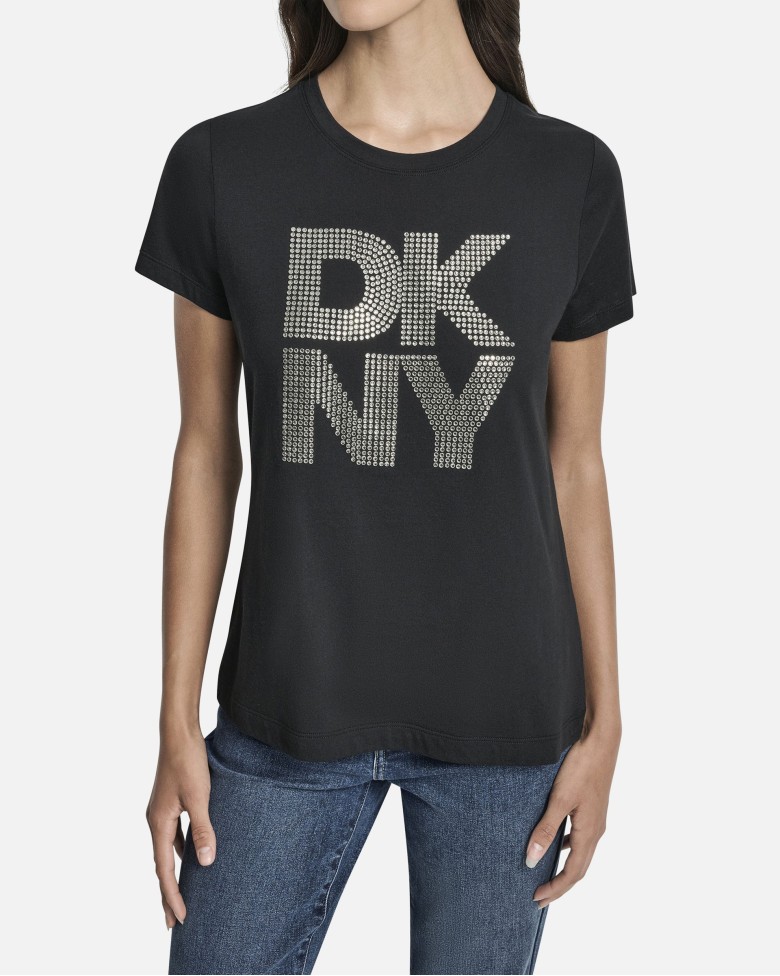 DKNY Jeans DJ5T1628 Black T-shirt - 302-5T1628-01 - PROF