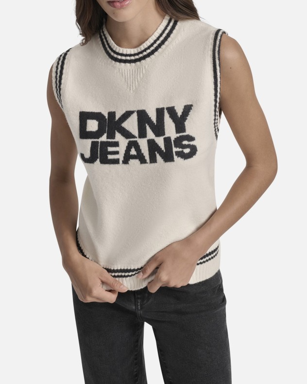 rmelloser Strickpullover DKNY Jeans