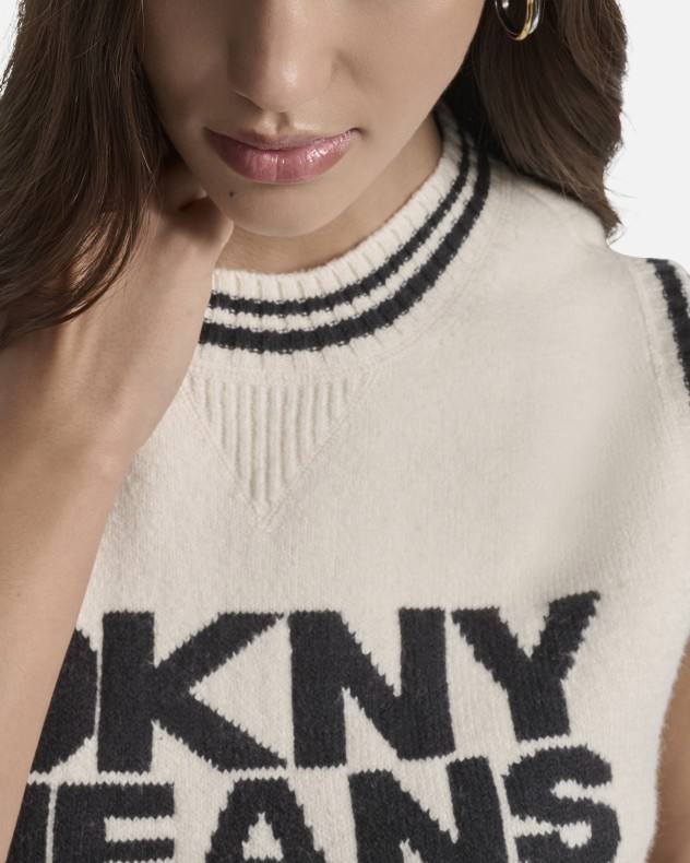 Top in maglia senza maniche DKNY Jeans