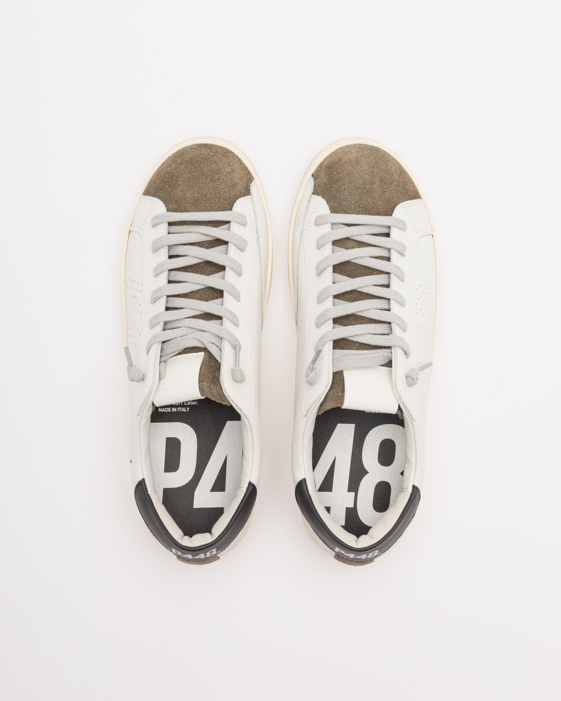 P448 White sneakers