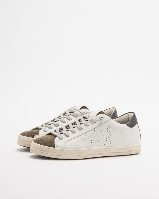 P448 White sneakers