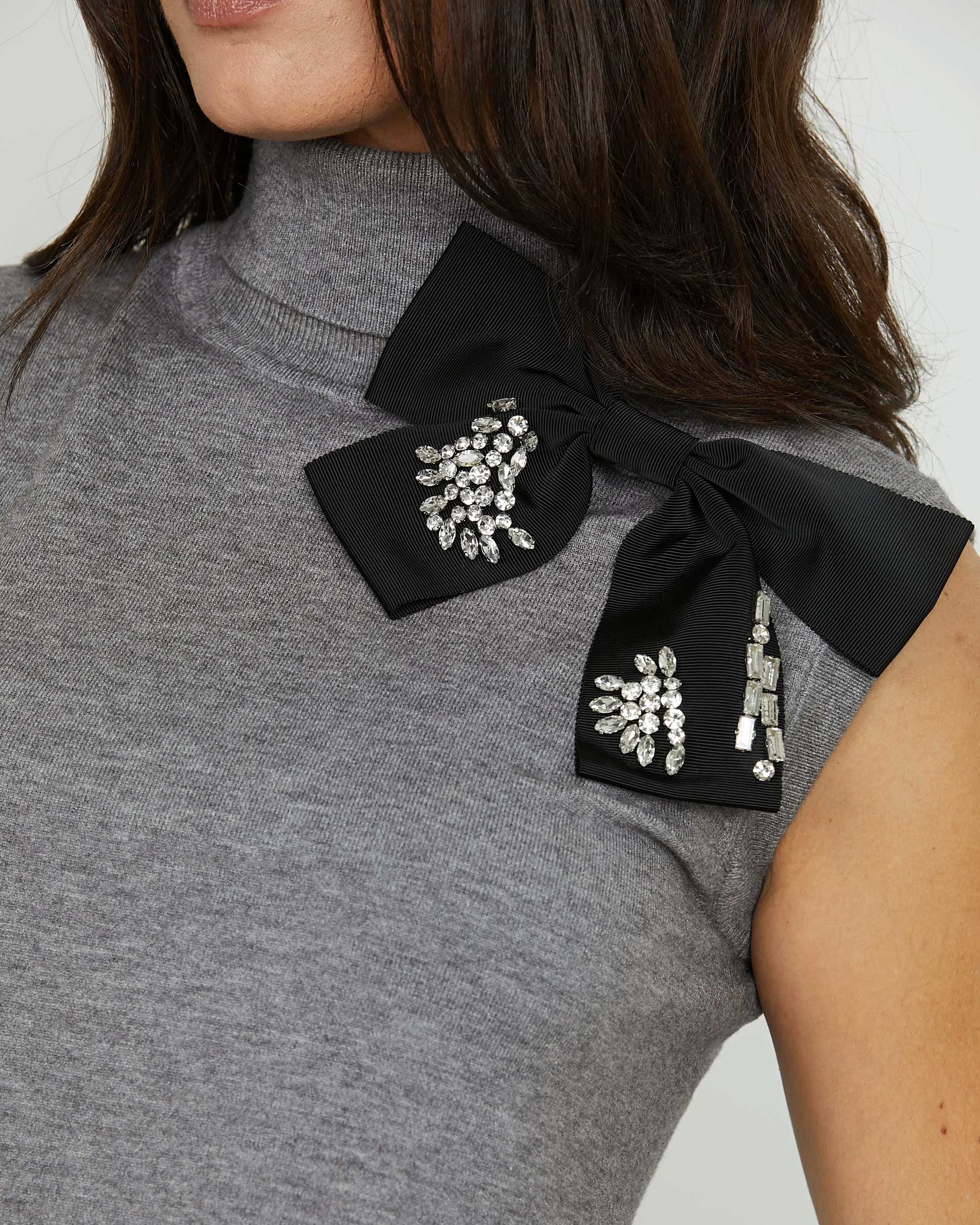 Camisola gola alta sem mangas Relish