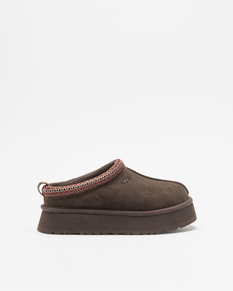Ugg Tazz II Brown Platform Slides 6-1174471-15 PROF