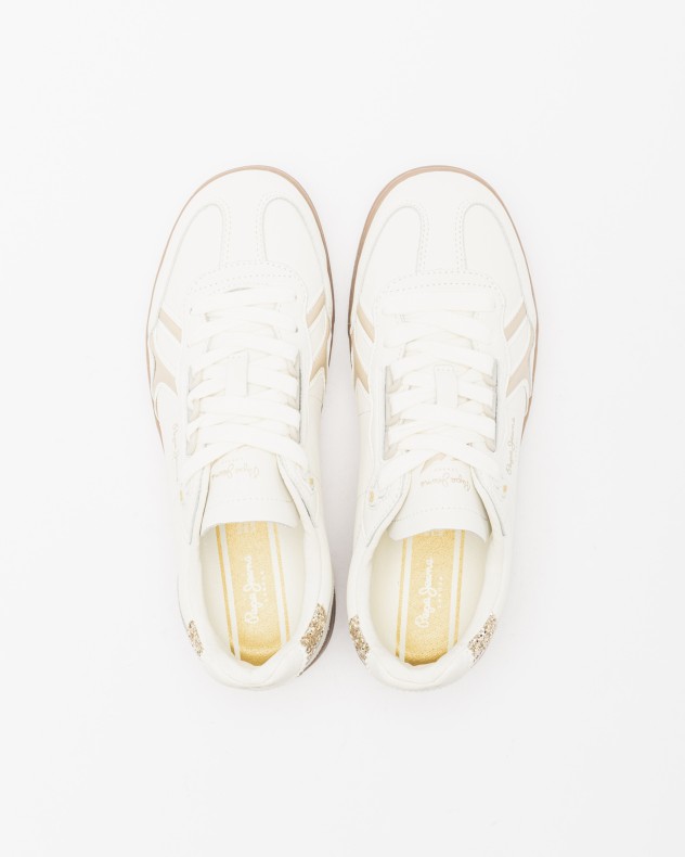 Weiße Sneakers Pepe Jeans London