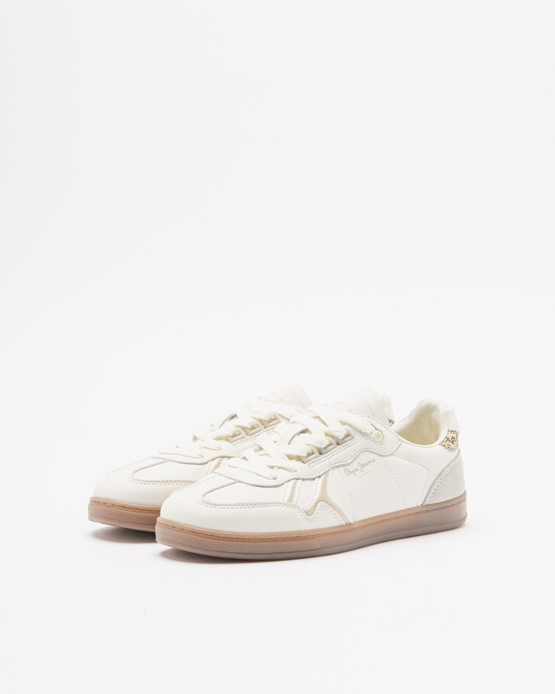 Witte sportschoenen Pepe Jeans London
