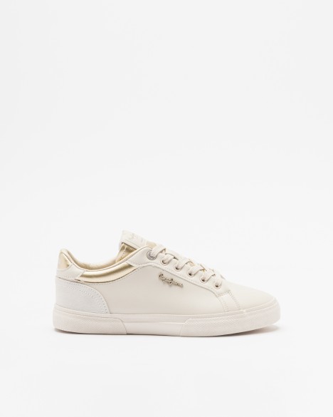 Witte sportschoenen Pepe Jeans London