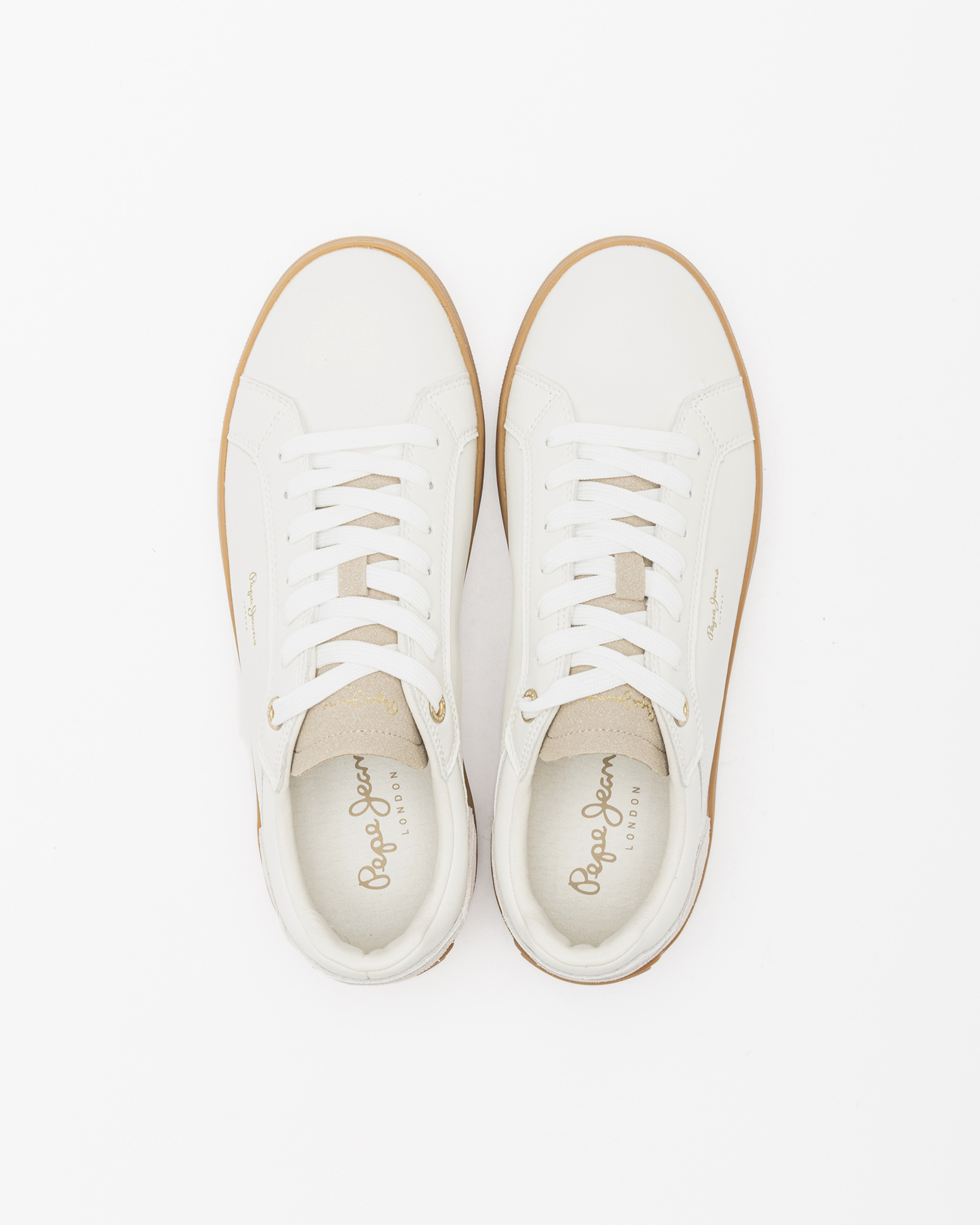 Baskettes blanches Pepe Jeans London