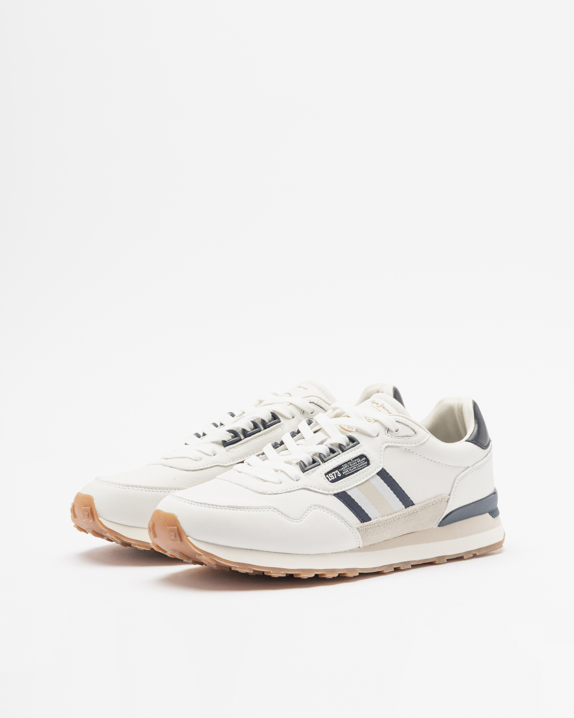 Baskettes blanches Pepe Jeans London