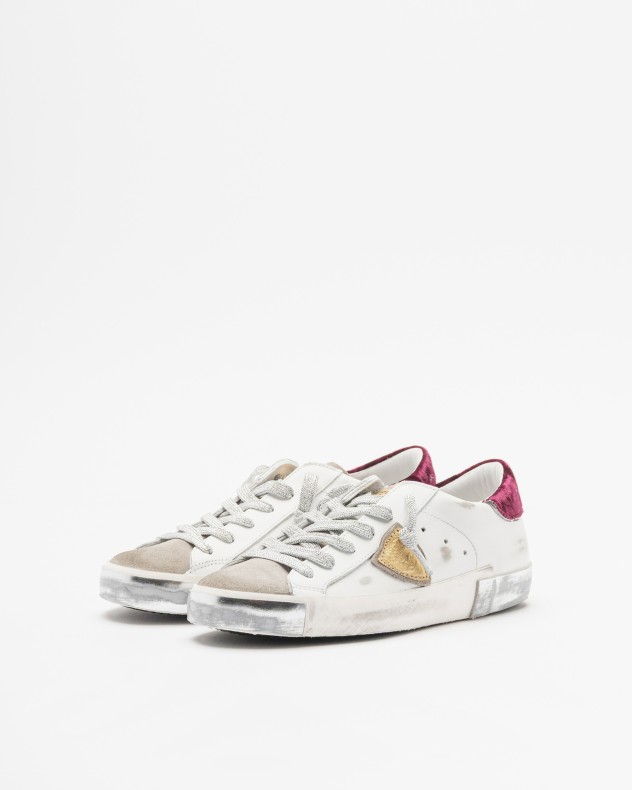 Witte sportschoenen Philippe Model