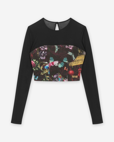 Cropped-Pullover Versace Jeans Couture