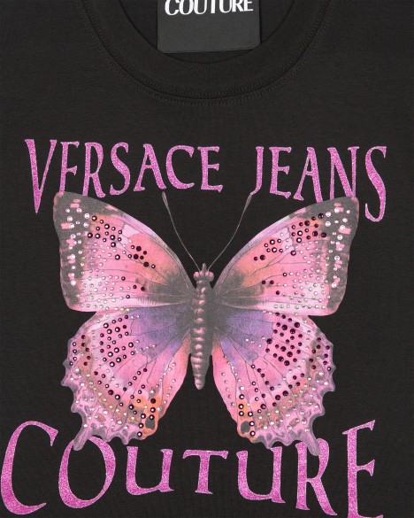 T-shirt con cappuccio Versace Jeans Couture T-shirt con cappuccio Versace Jeans Couture