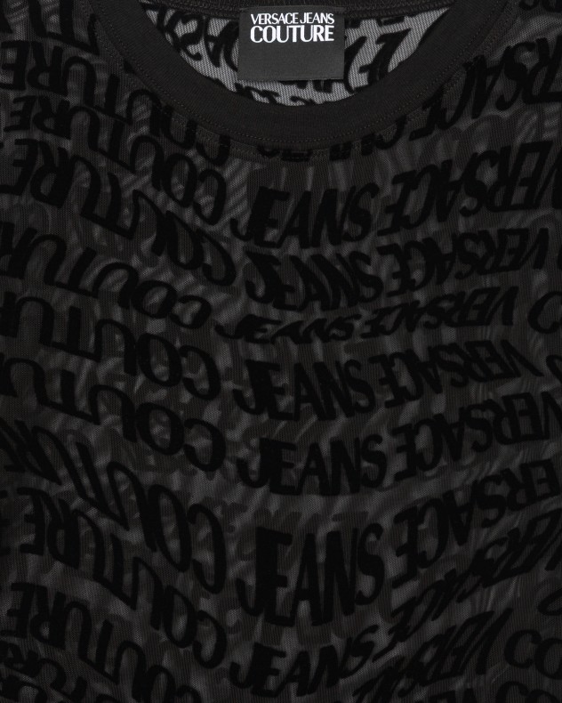 T-shirt con cappuccio Versace Jeans Couture