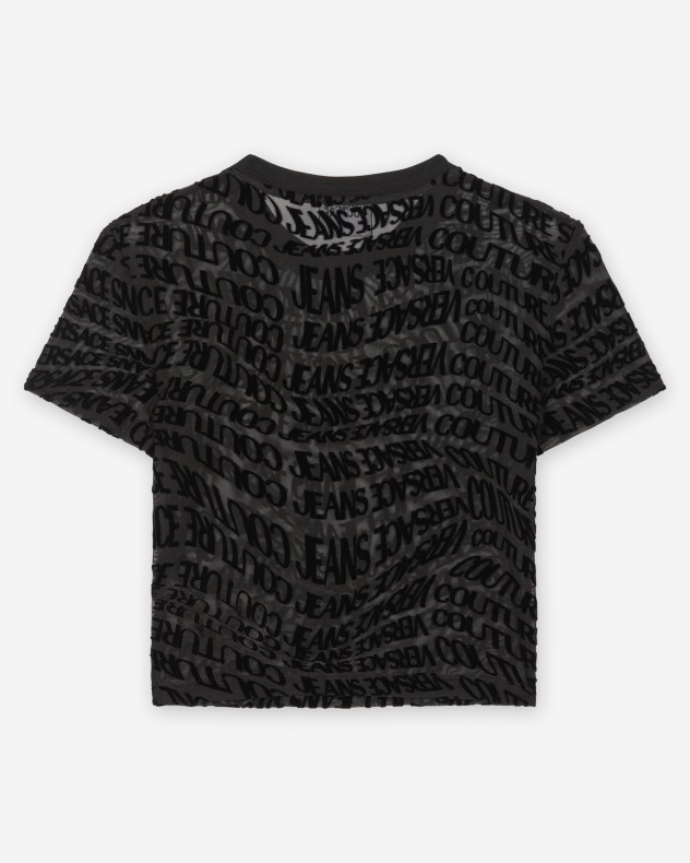 T-shirt con cappuccio Versace Jeans Couture