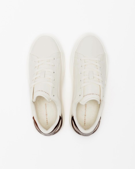 Sapatilhas brancas Tommy Hilfiger Sapatilhas brancas Tommy Hilfiger