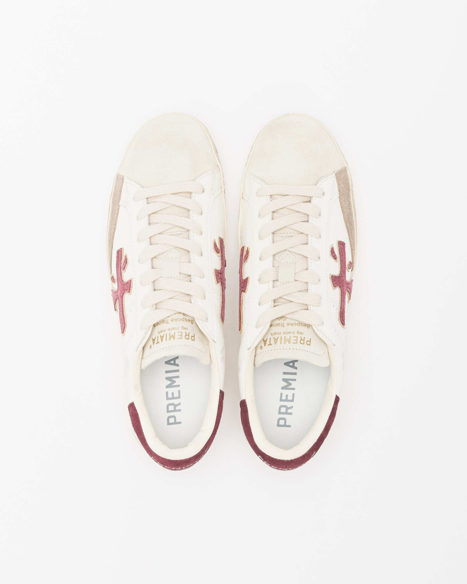 Baskettes blanches Premiata