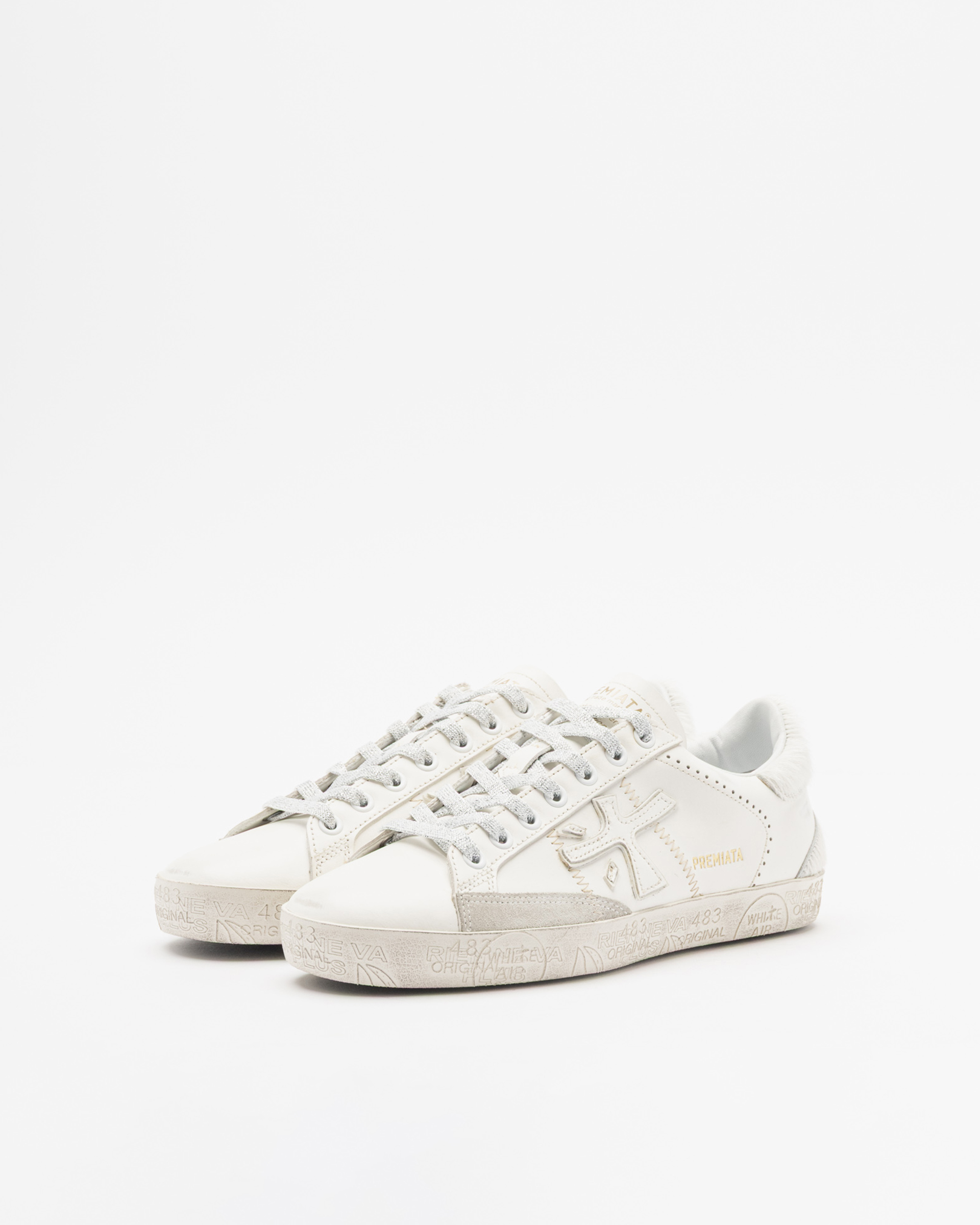 Baskettes blanches Premiata