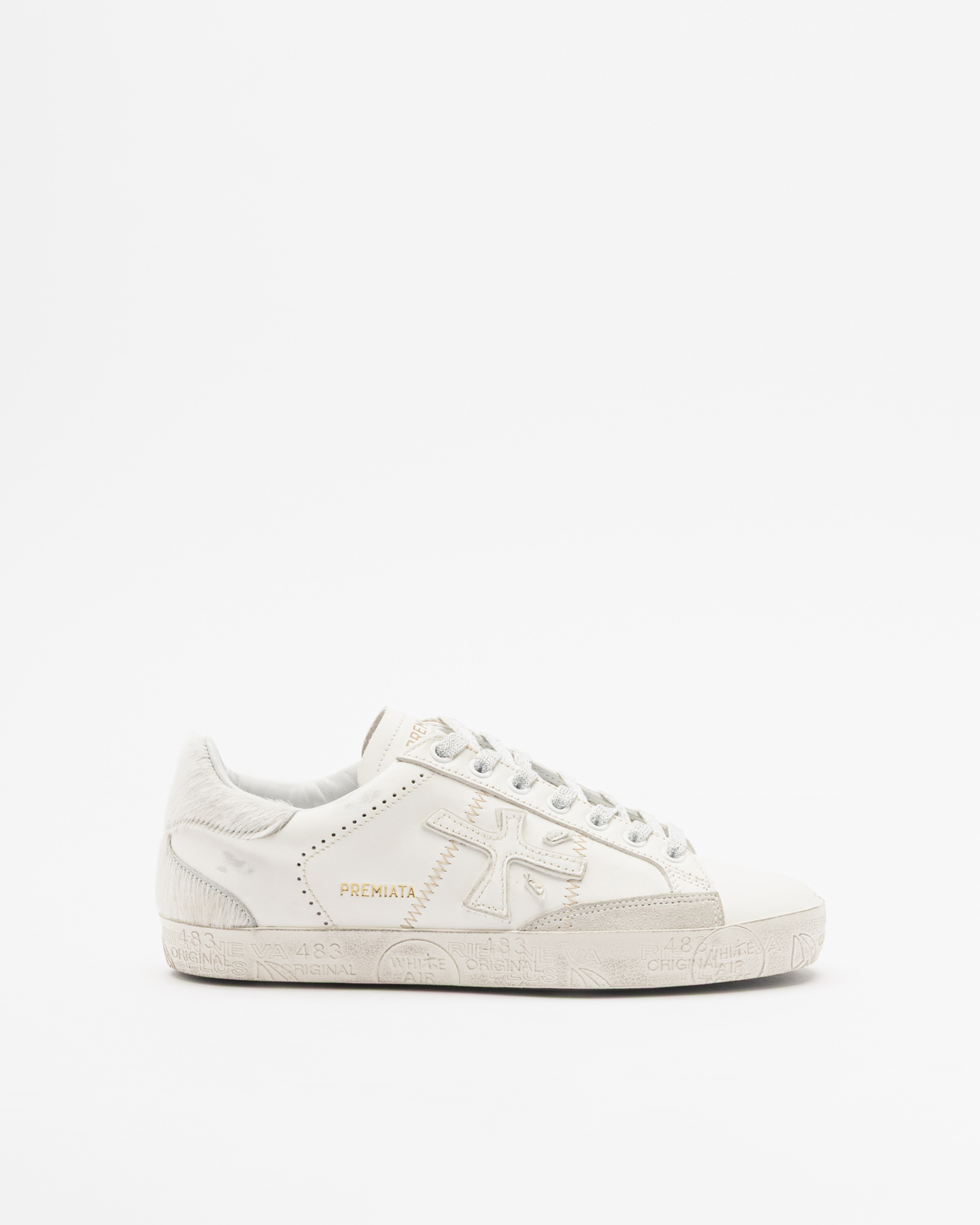 Baskettes blanches Premiata