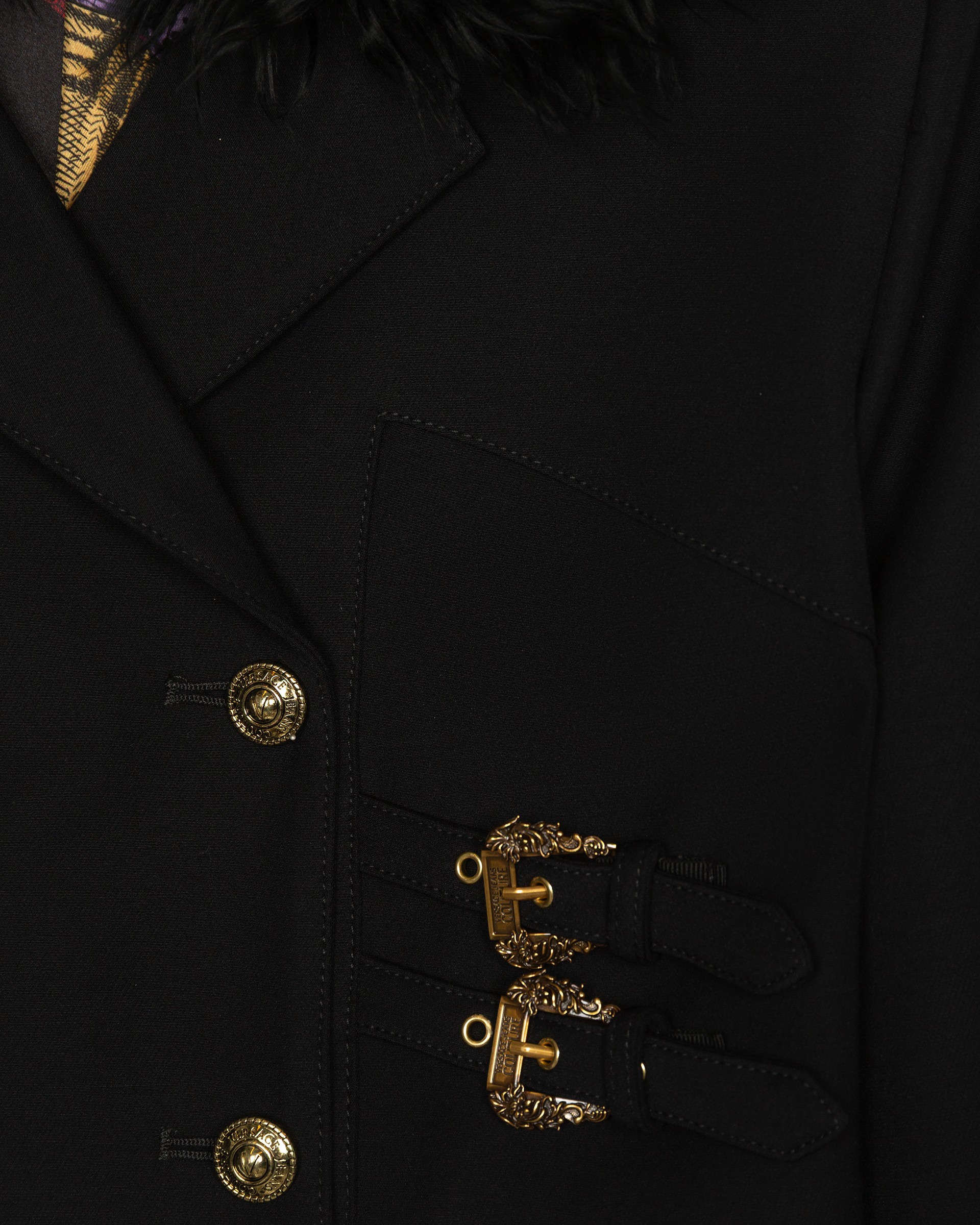 Bijgesneden jas Versace Jeans Couture