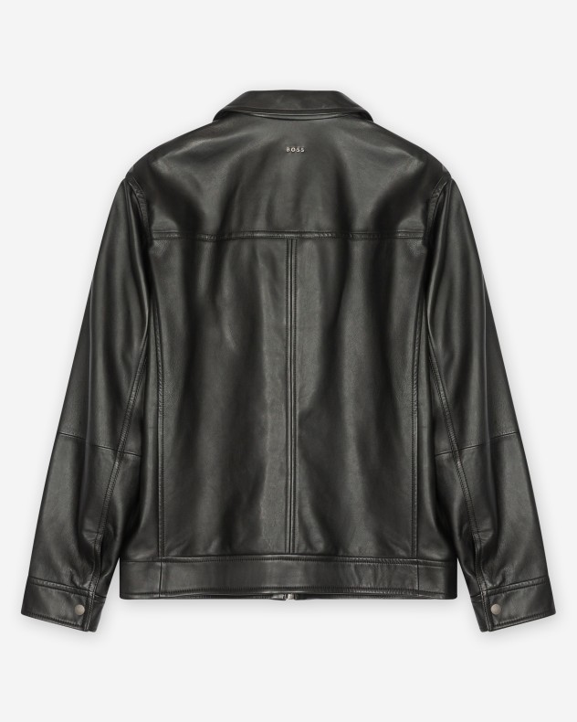 Veste cuir Boss
