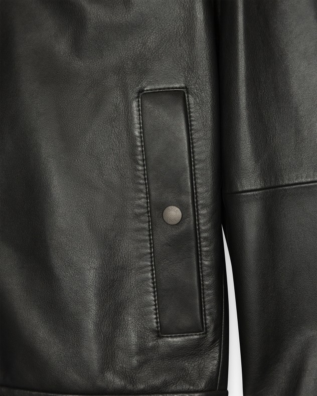 Veste cuir Boss