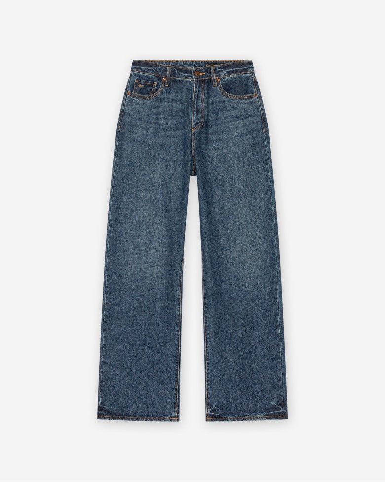 Armani Exchange XW000100 Blue Wide leg jeans 5-XW000100-02 PROF