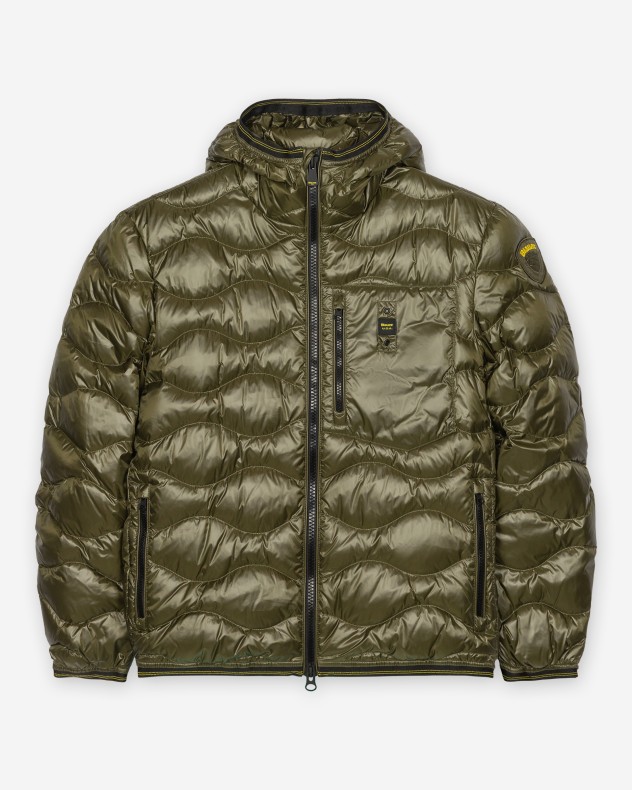 Blauer Puffer jacket