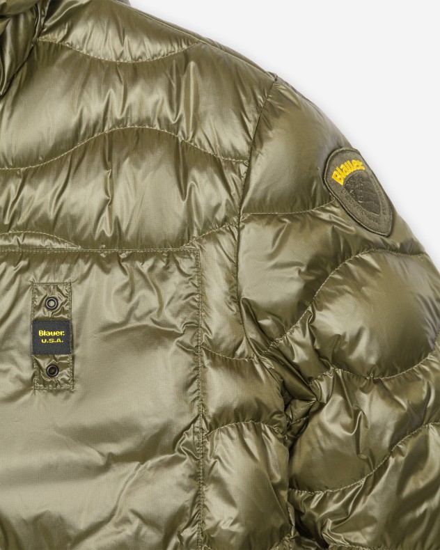 Blauer Puffer jacket