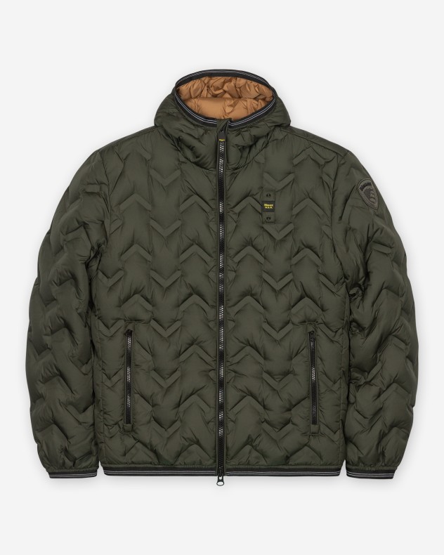 Blauer Puffer jacket