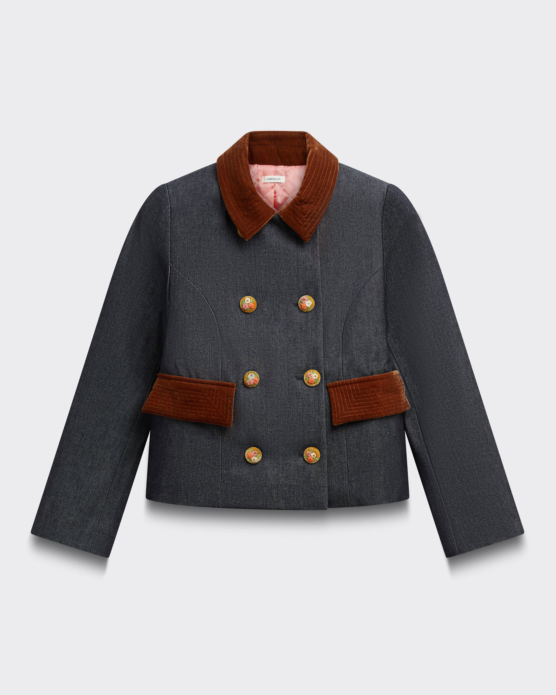 Veste en jean à double boutonnage Manoush