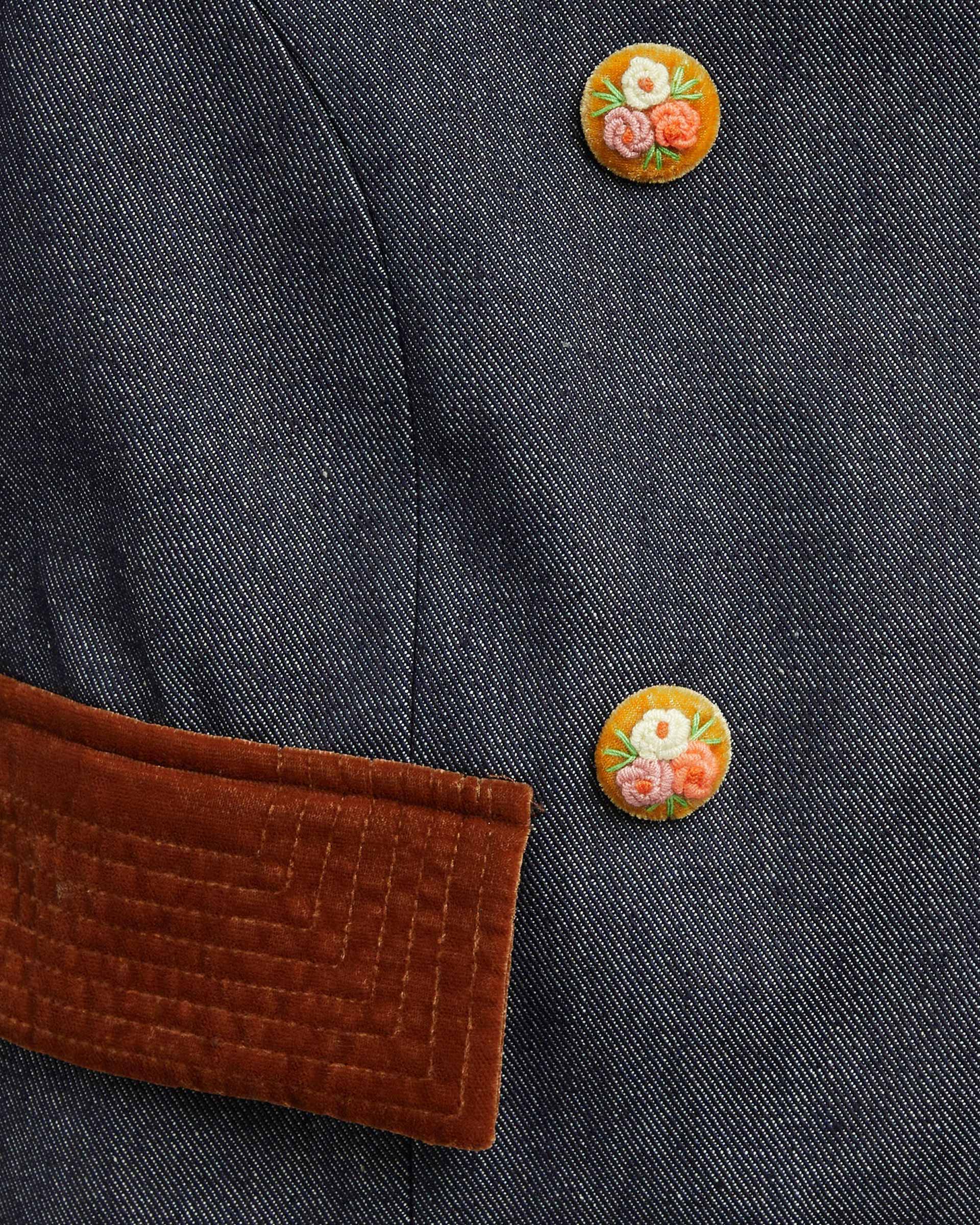 Veste en jean à double boutonnage Manoush