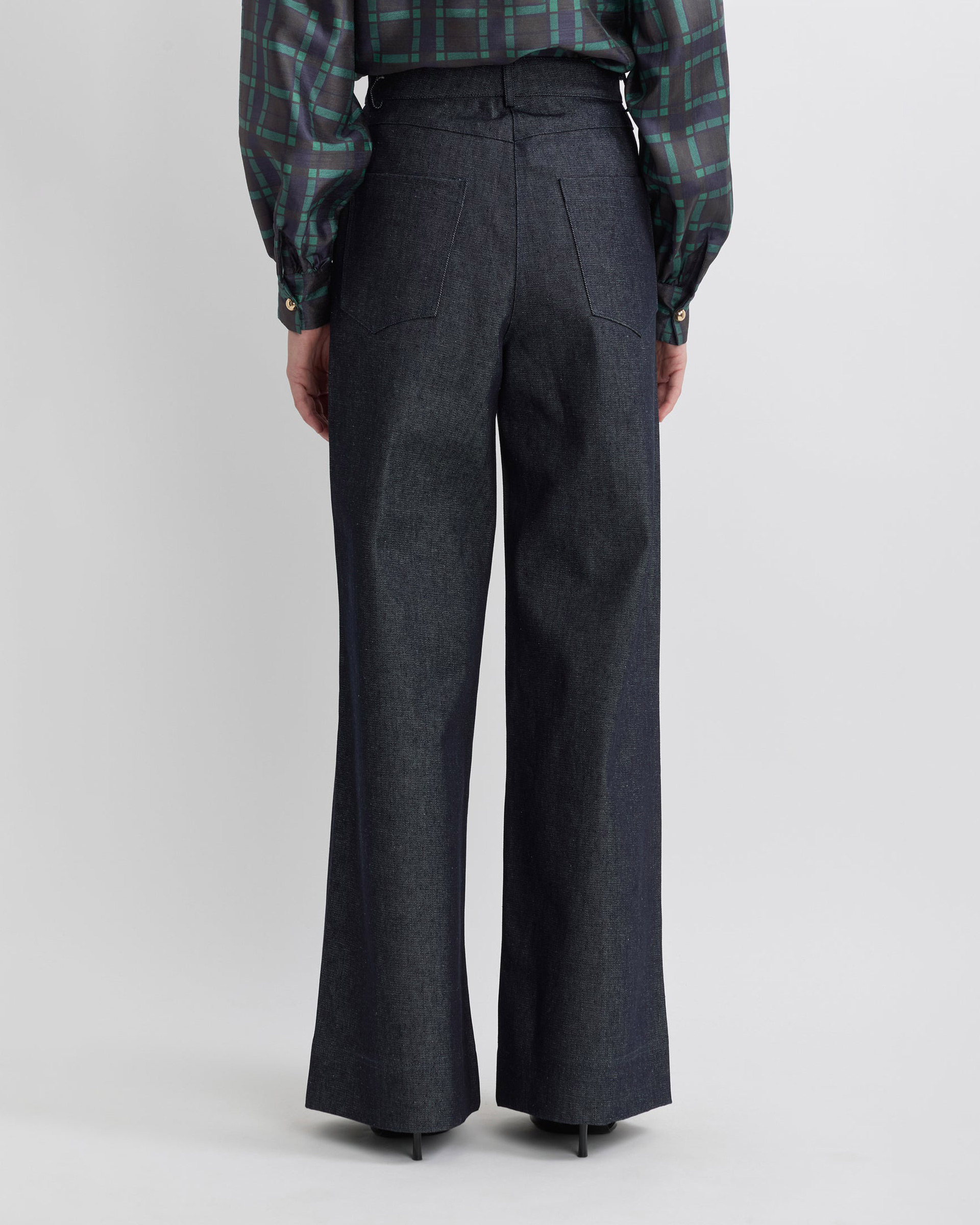 Calças de ganga wide leg Manoush