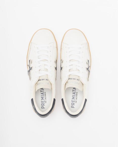 Baskettes blanches Premiata Baskettes blanches Premiata