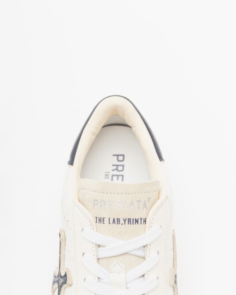 Baskettes blanches Premiata Baskettes blanches Premiata