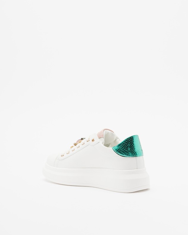 Weiße Sneakers Exé