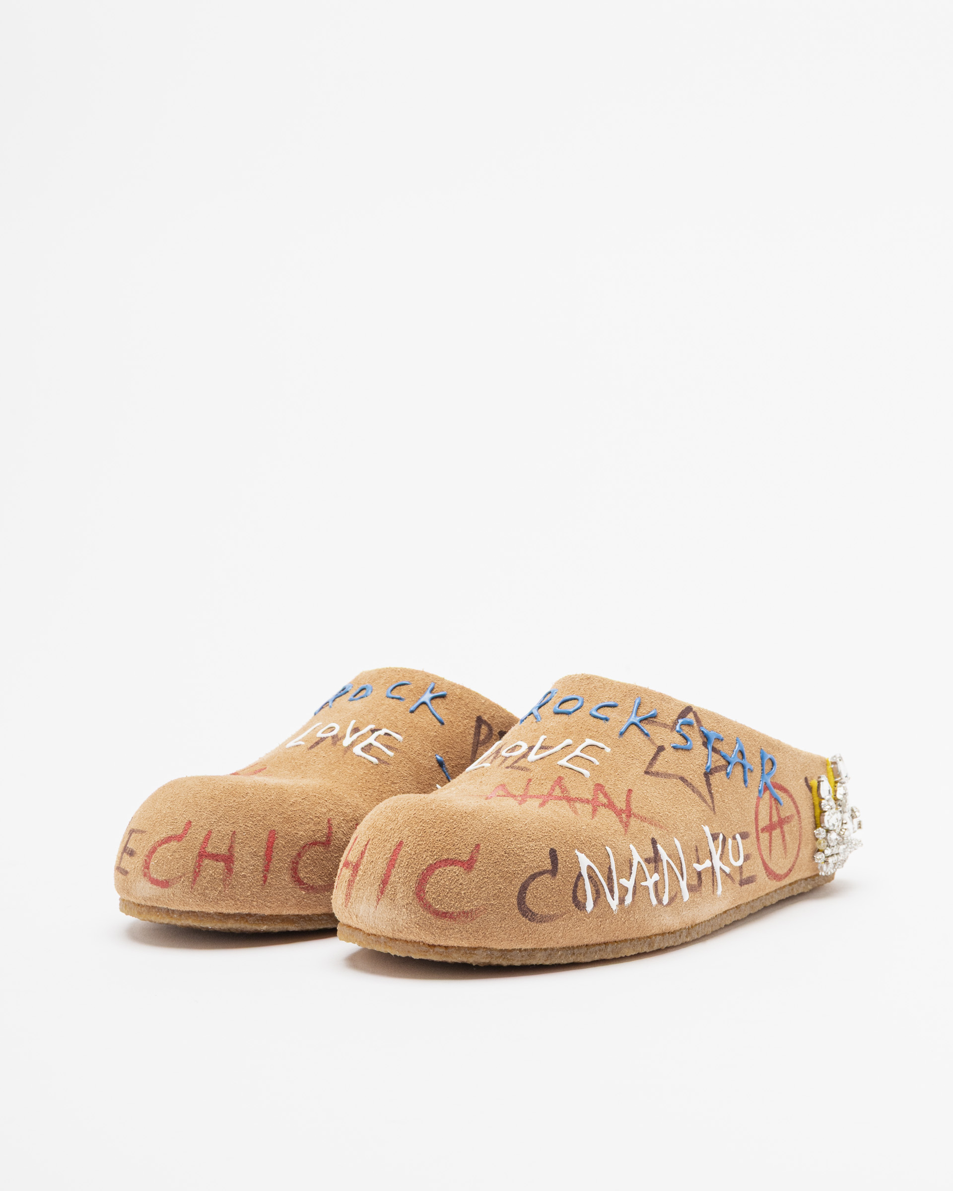 Nan-Ku Couture Slide sandals