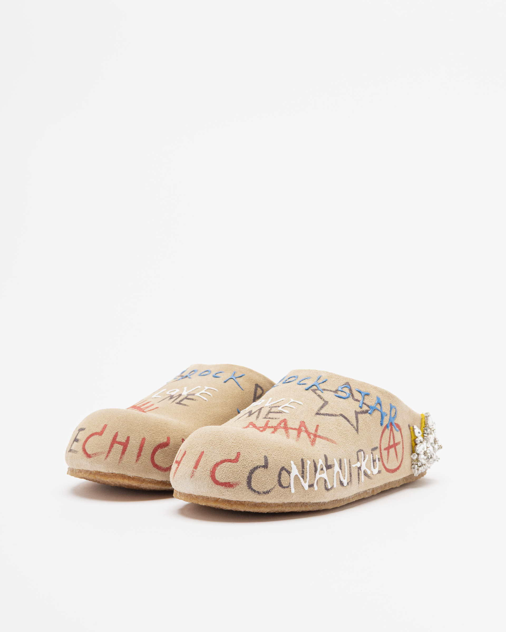 Nan-Ku Couture Slide sandals