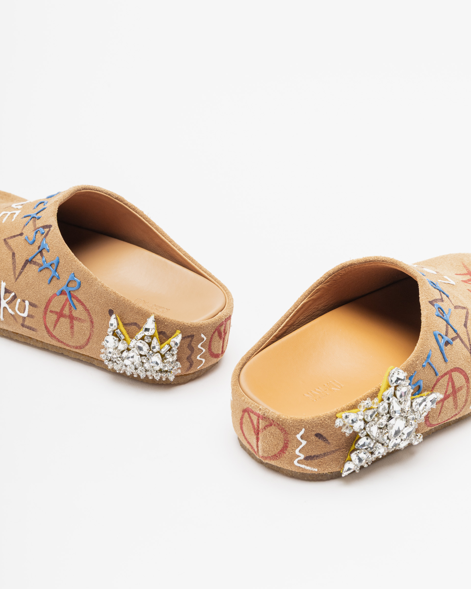 Nan-Ku Couture Slide sandals
