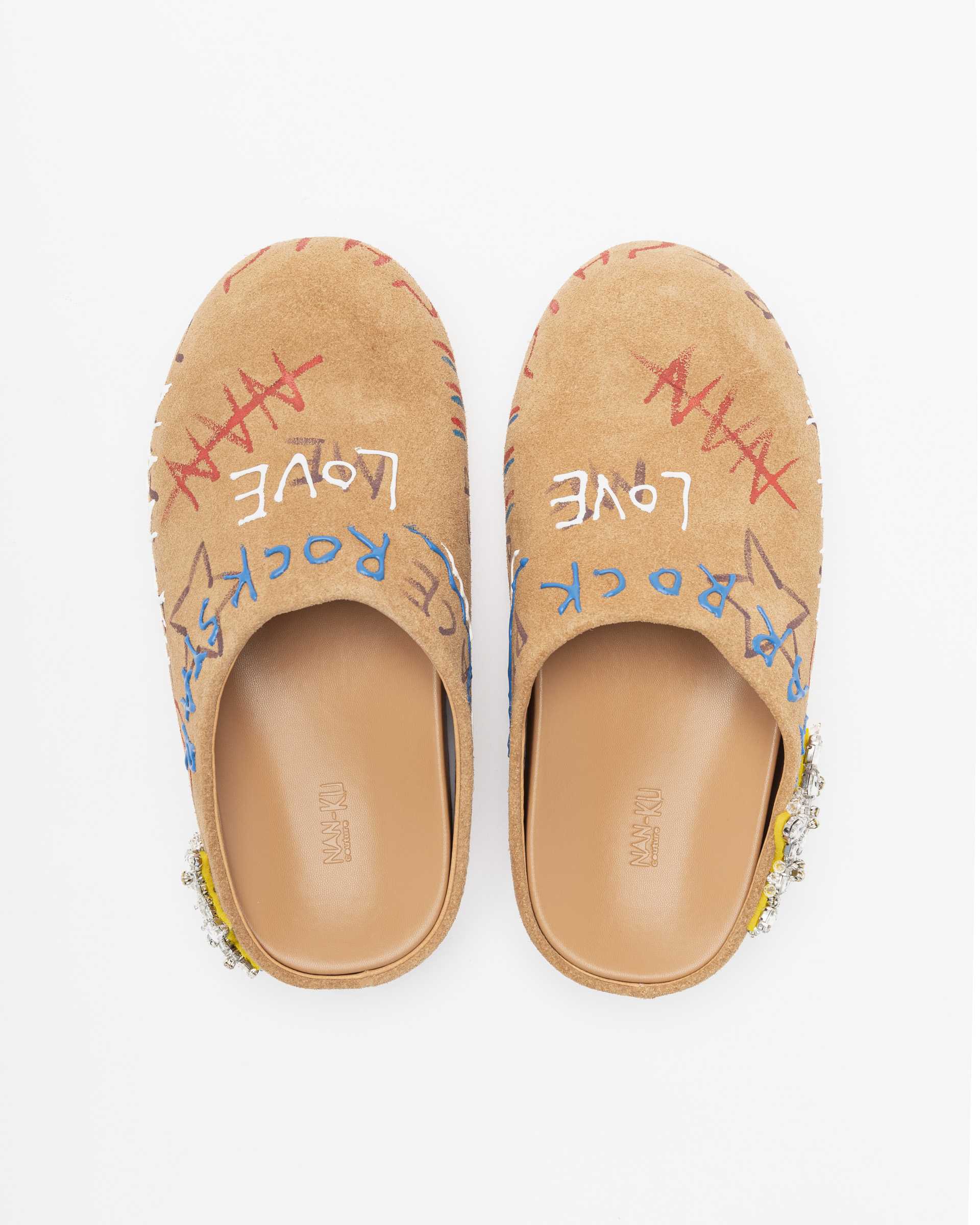 Nan-Ku Couture Slide sandals