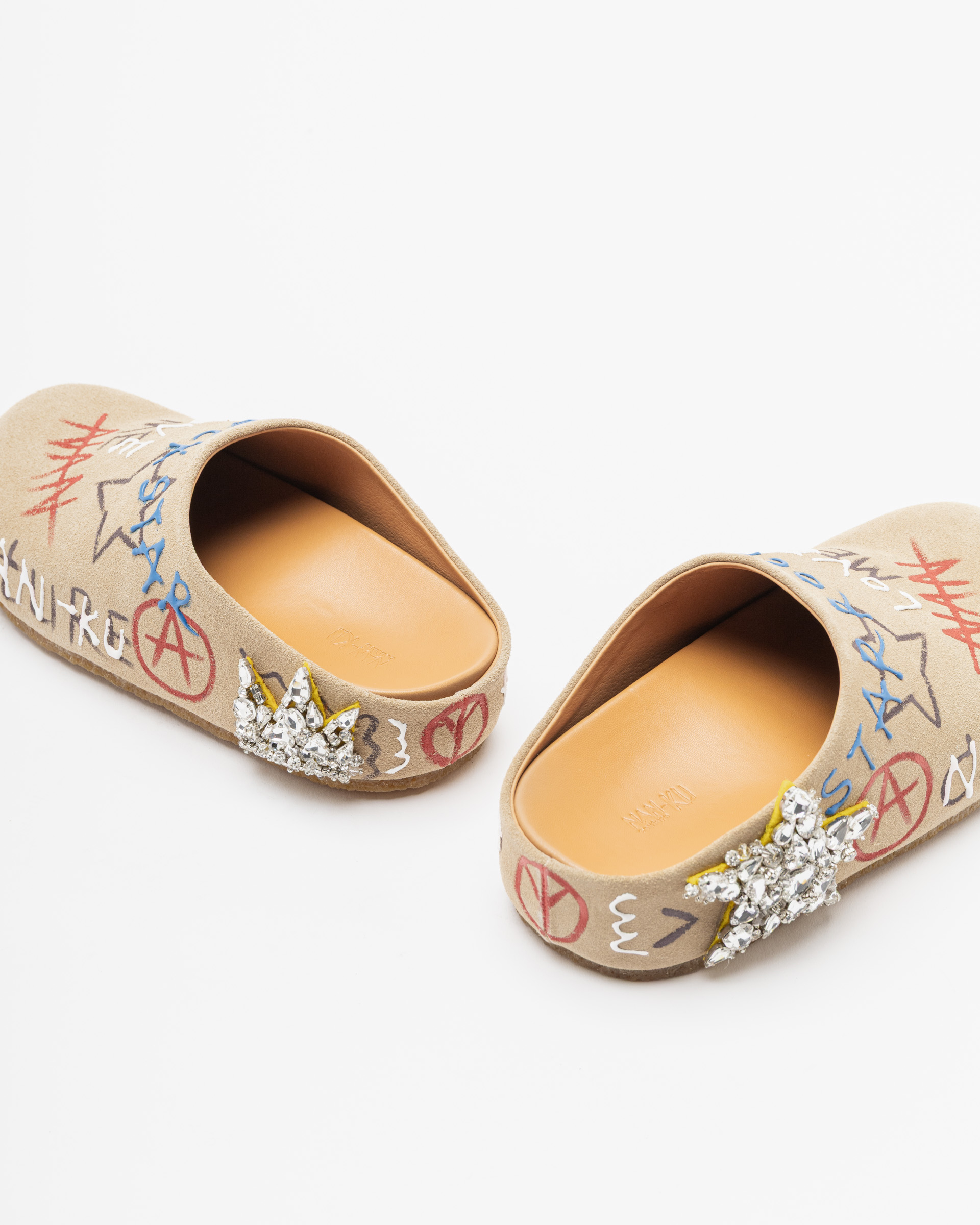 Nan-Ku Couture Slide sandals