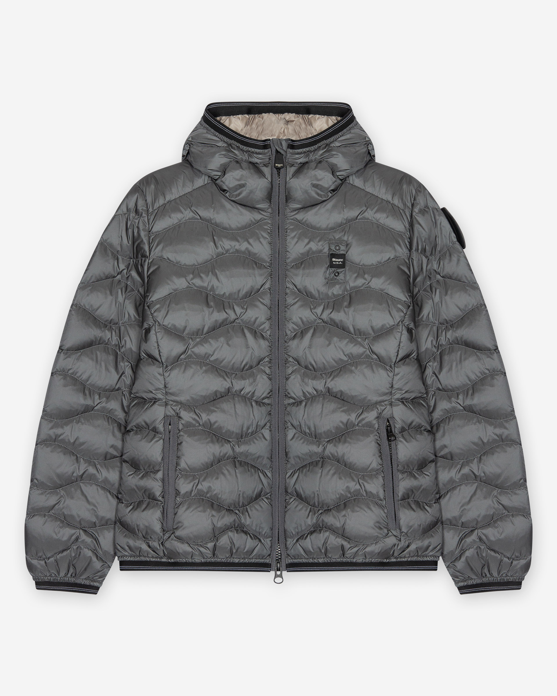 Blauer Puffer jacket