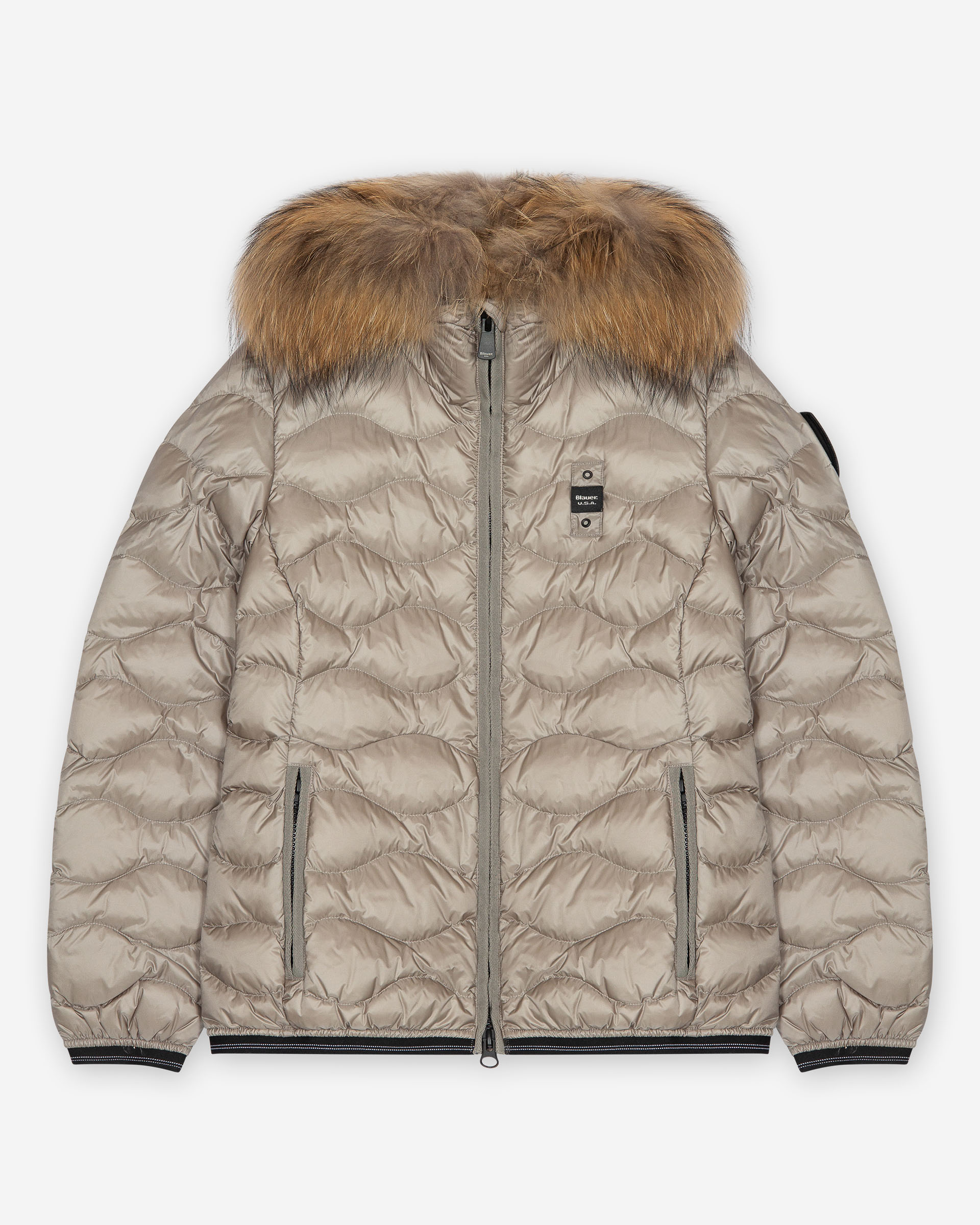 Blauer Puffer jacket