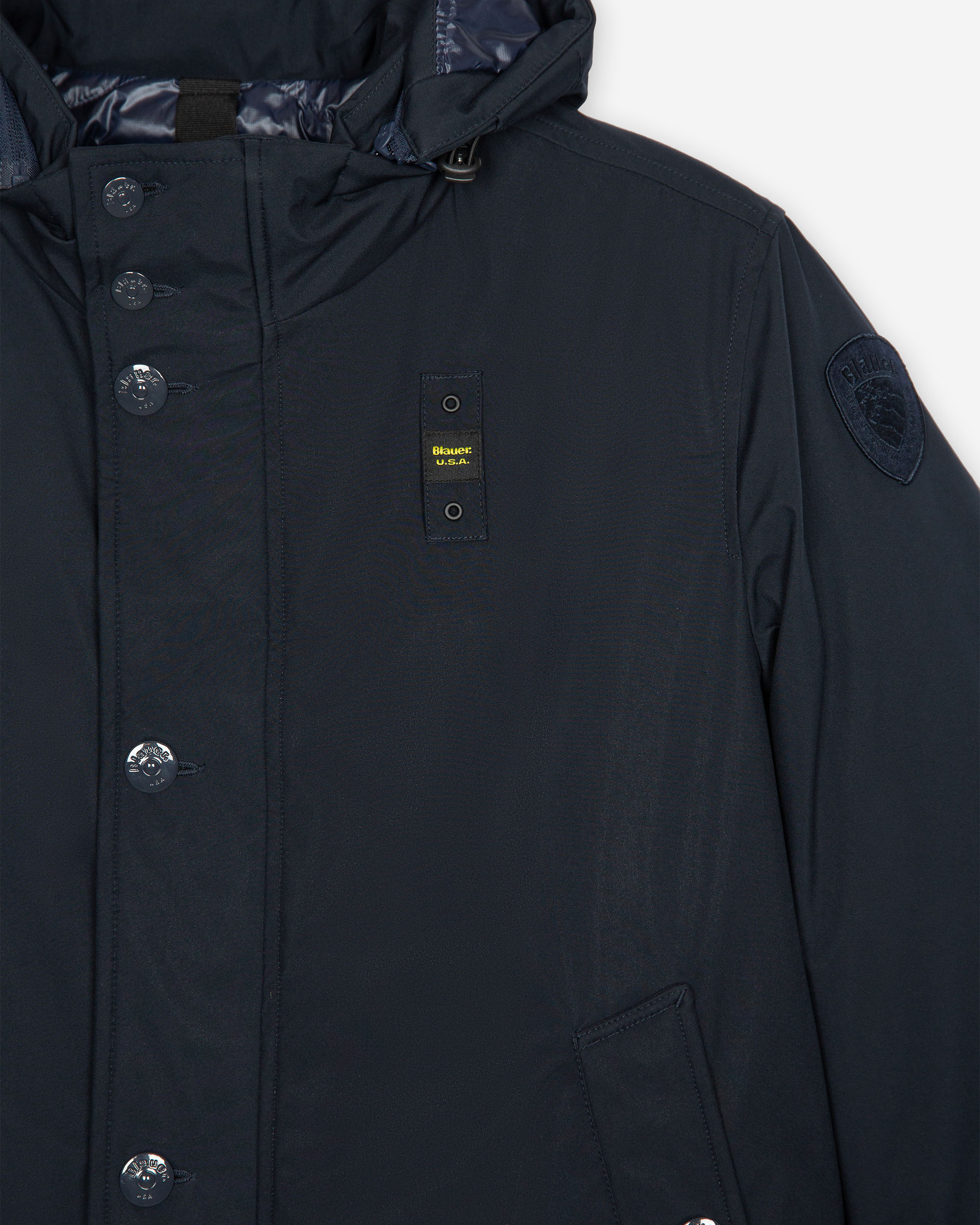 Blauer Coat