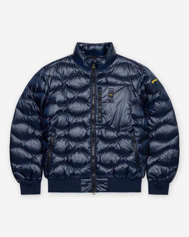Blauer Puffer jacket