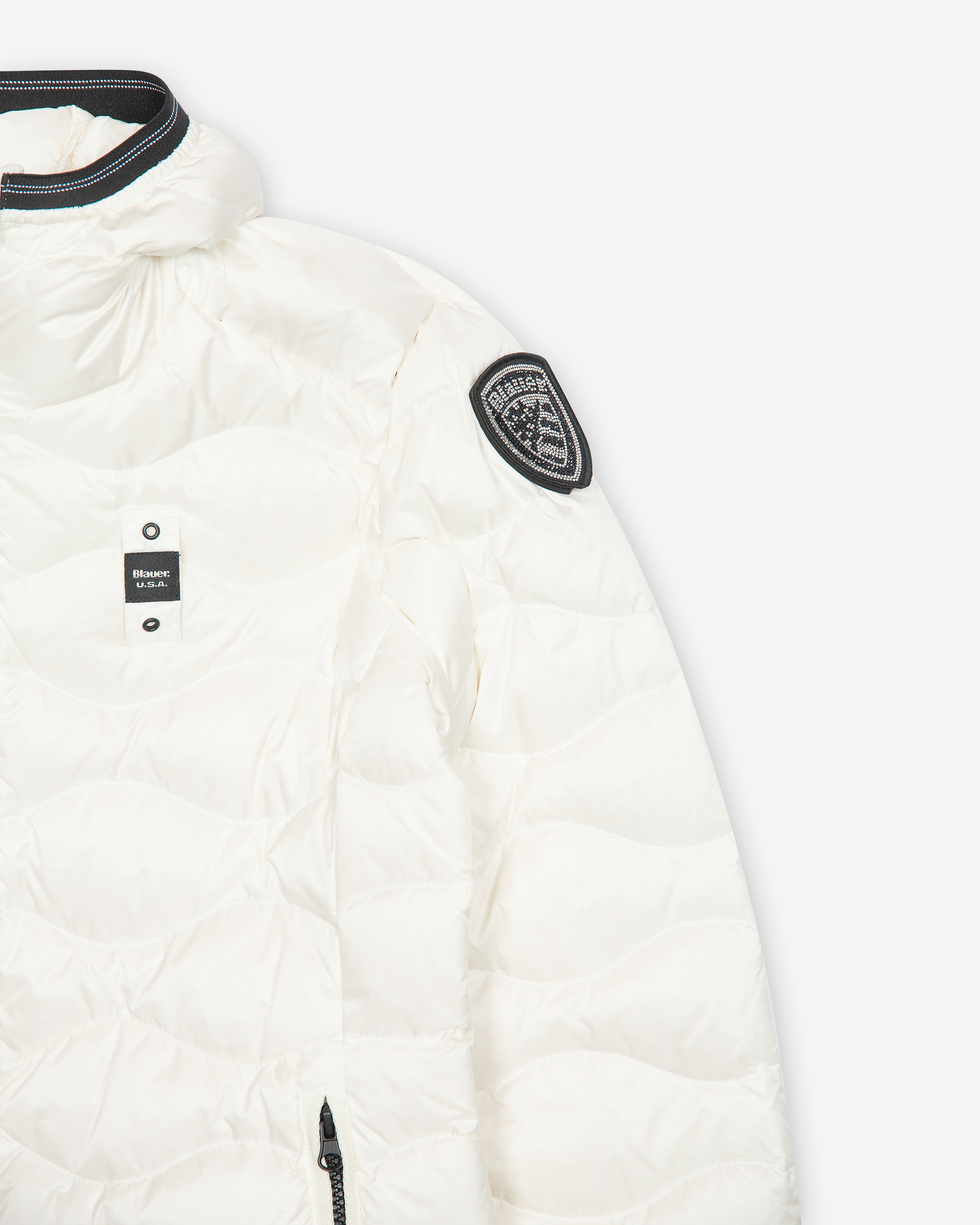 Blauer Puffer jacket